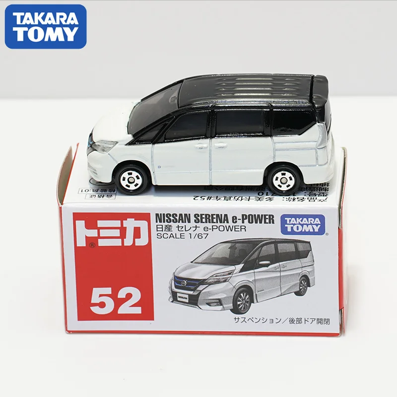 

Takara Tomy Tomica 1:67 Nissan Серена E Power Гибридный MPV микроавтобус из сплава Коллекционная модель автомобиля миниатюрные машины № 52 игрушки