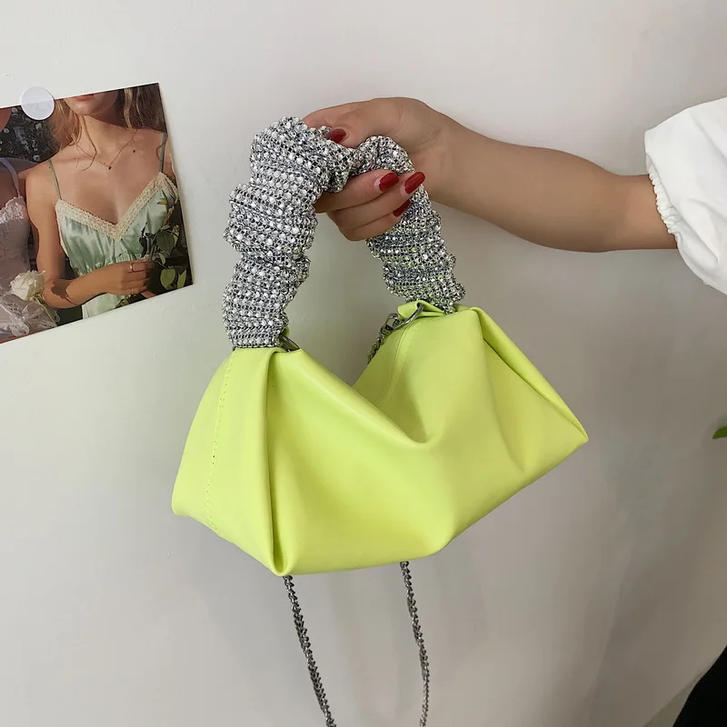 small bag summer 2021 new trendy fashion lady chain crossbody small square bag summer western style single shoulder armpit bag free global shipping