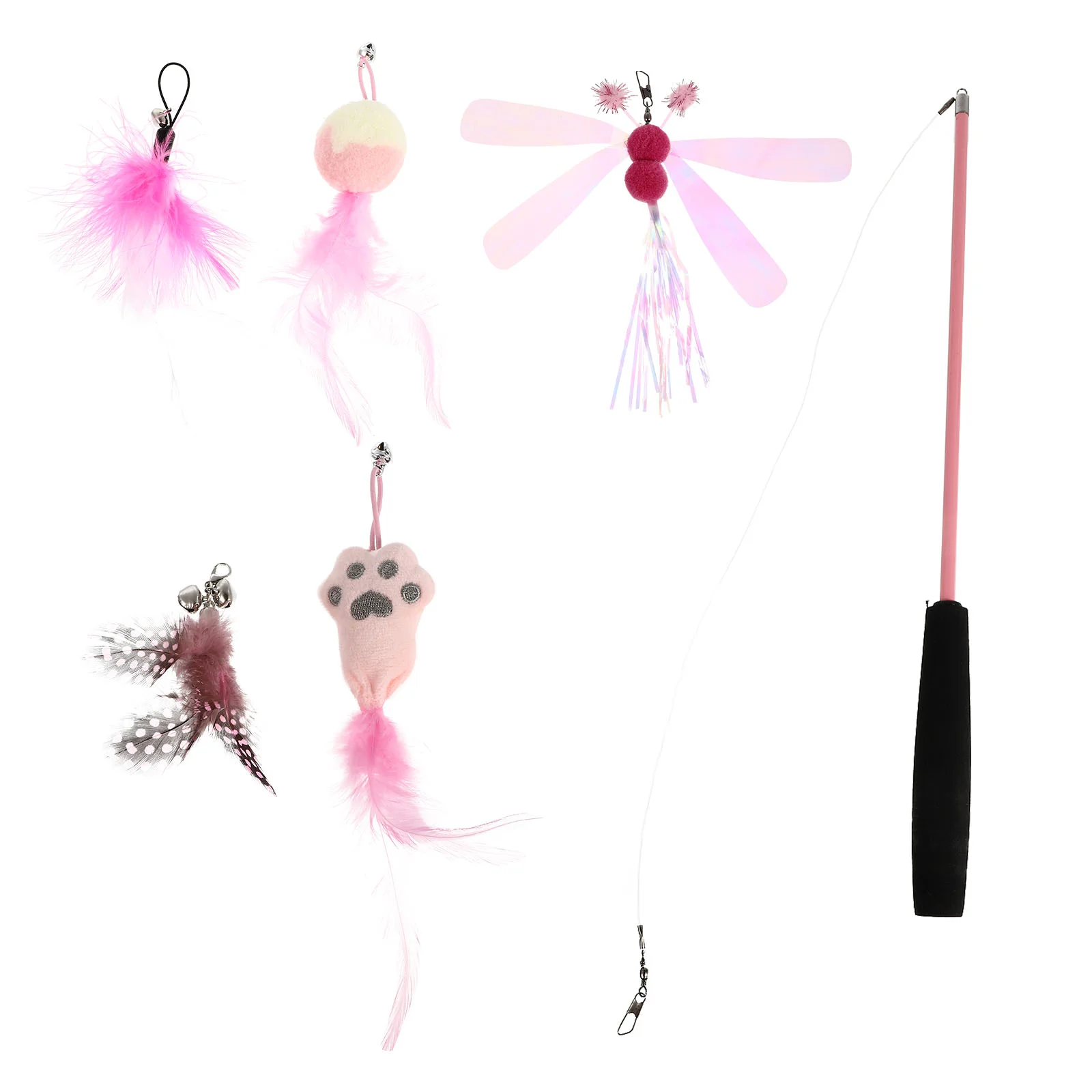 1 Набор игрушек для кошек очаровательные игрушки телескопические зубные прутки с