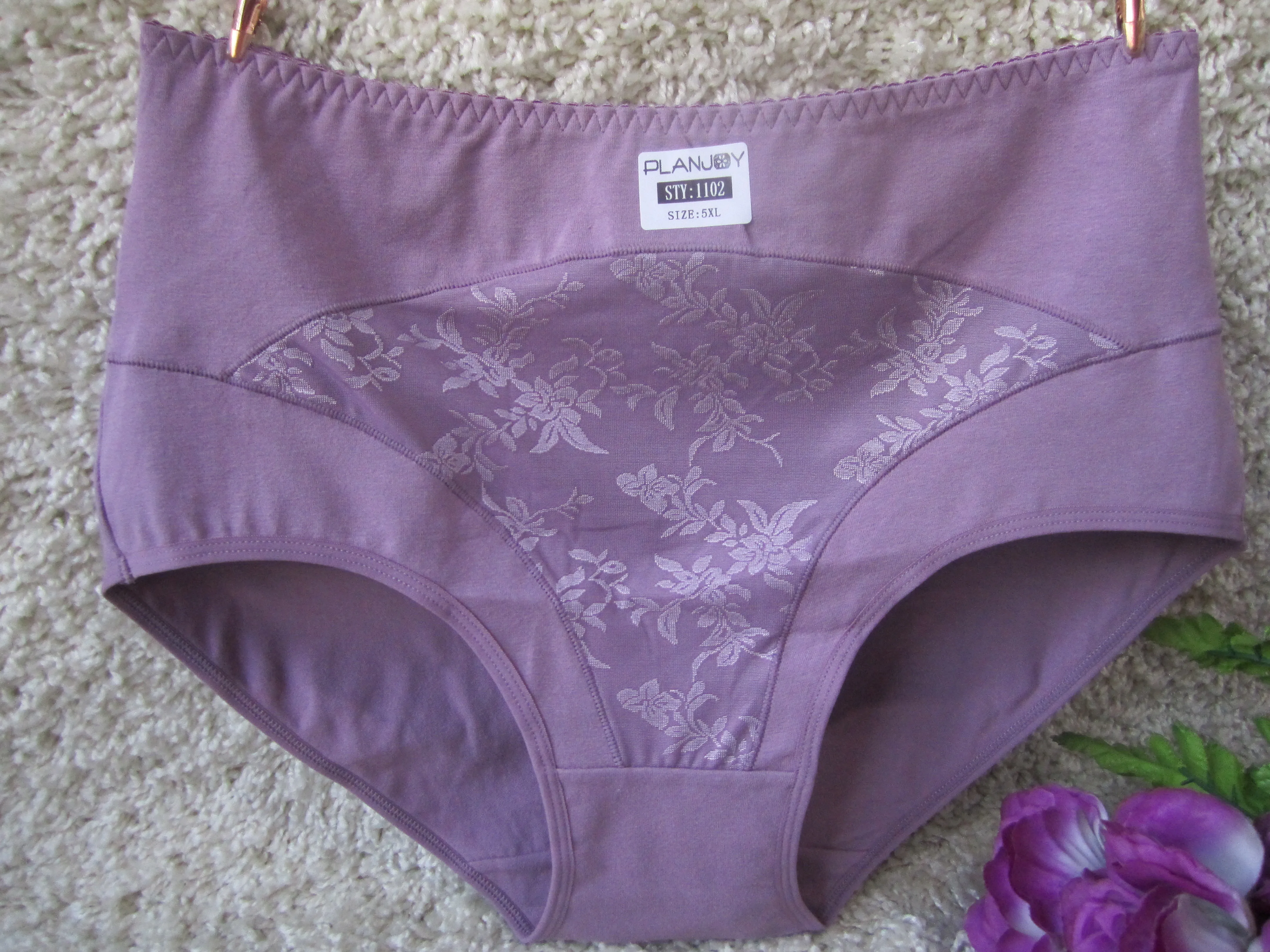 

Новинка 2020 года, внутренние женские трусы Ropa, большие размеры 7XL, хлопковое кружевное белье с высокой талией, нижнее белье, женские трусики, н...