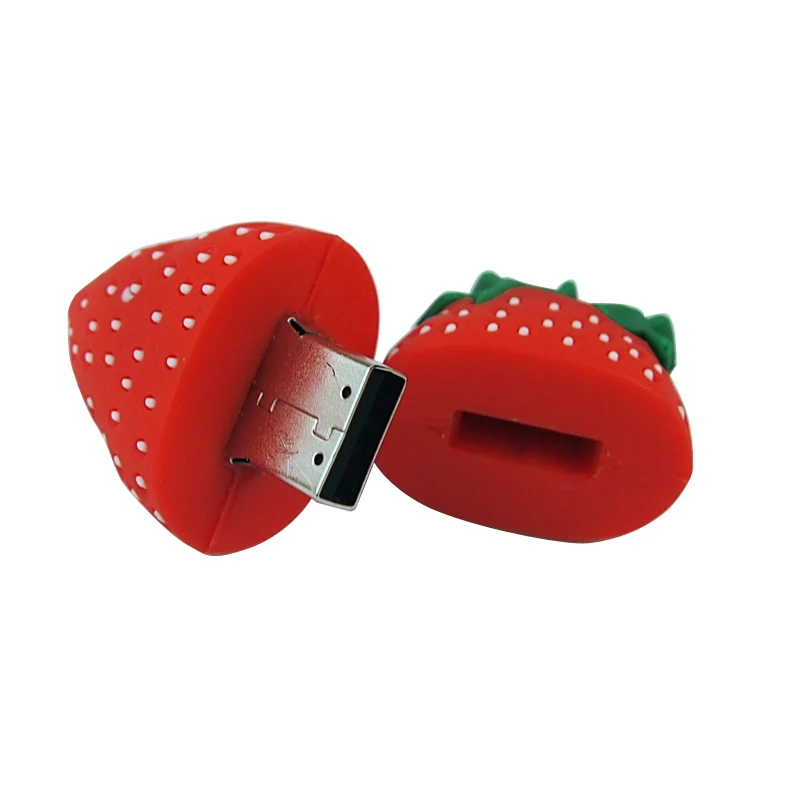 USB флешка в виде клубники 128 Мб 32 ГБ 64 ГБ|USB флэш-накопители| |