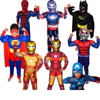 optimus prime baby costumes boys cosplay muscle hulk kids thor hero captain ironman party clothing clothes jumpsuit no hammer