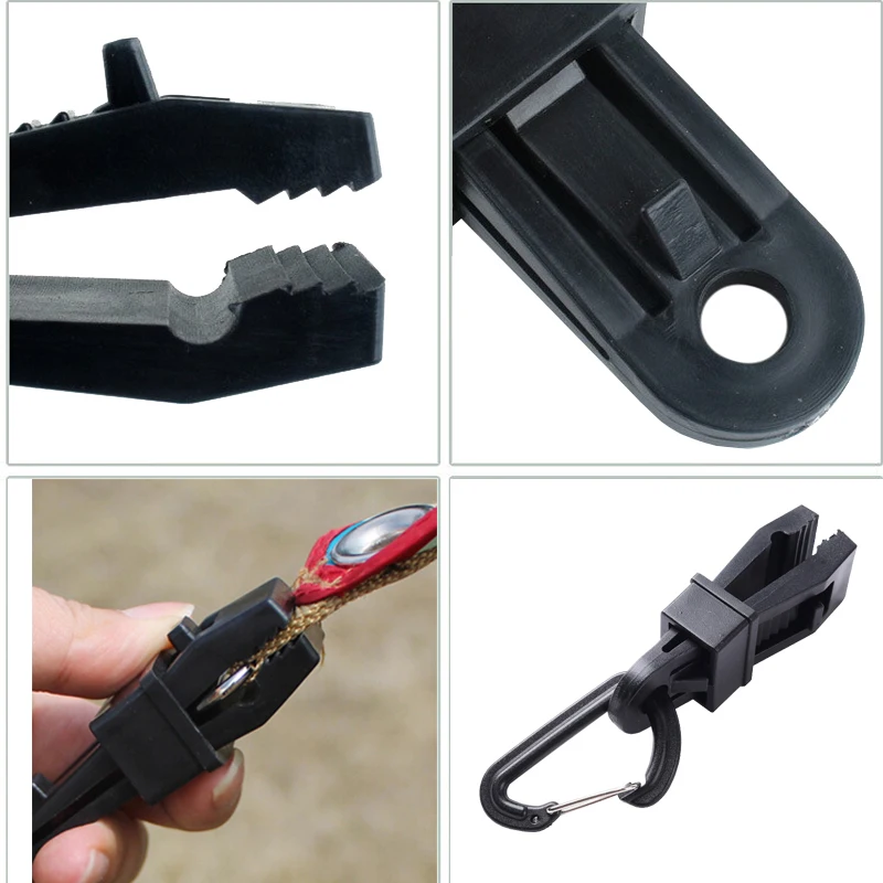 1 Набор зажим для палатки + карабин тента веревка открытый кемпинг пластиковый