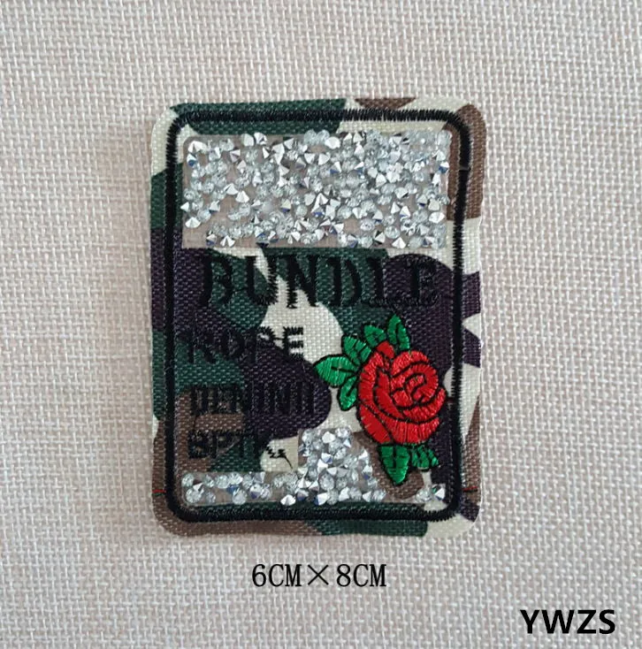 Новое поступление 10 шт. стразы термоклейкие вышитые нашивки сделай сам
