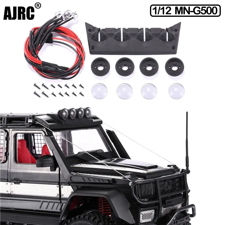 

1:12 Mn-g500 Roof Spotlight, Luggage Rack Searchlight, 1/12 Remote Control Car Parts