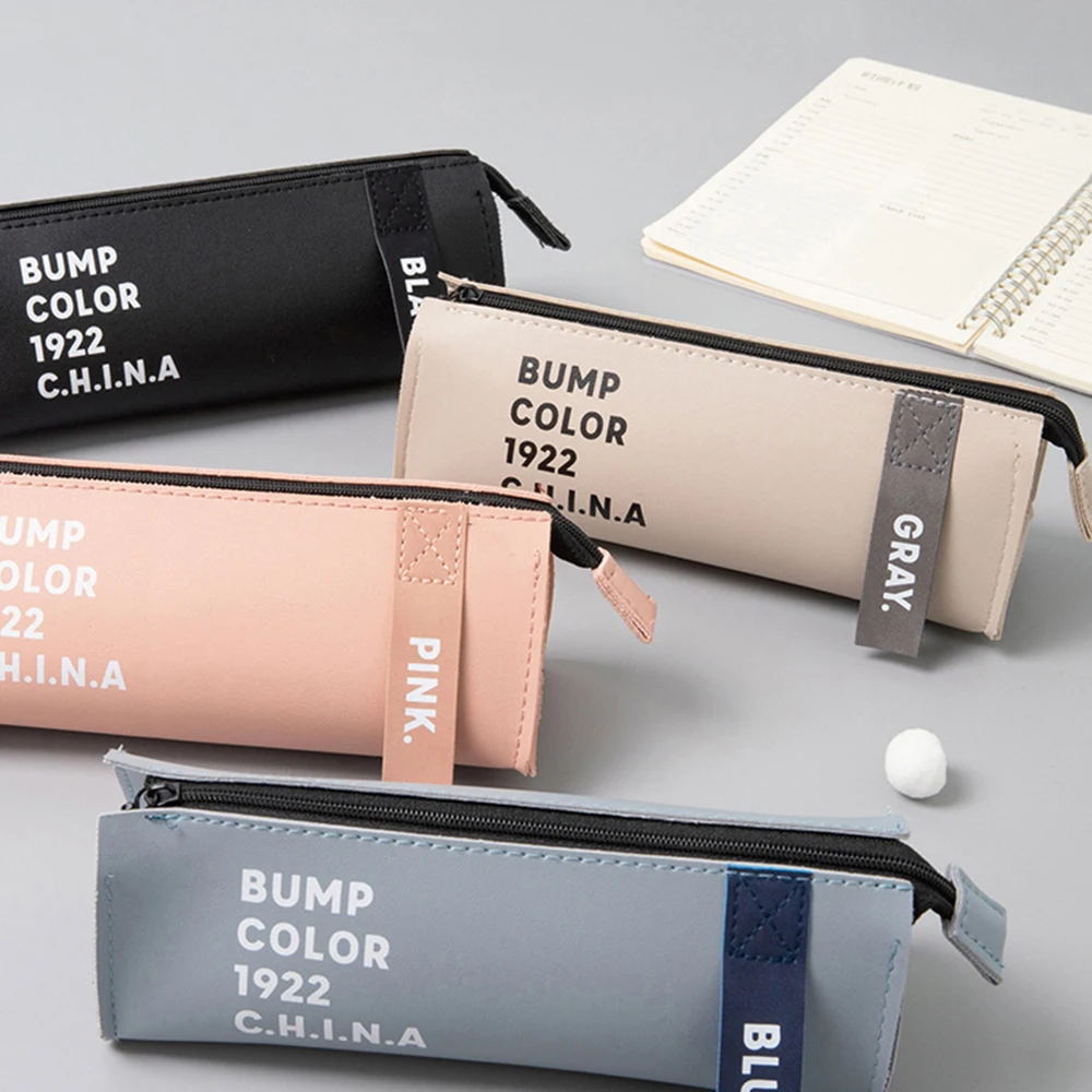 Кожаный чехол Ins для карандашей и канцелярских принадлежностей простой милый