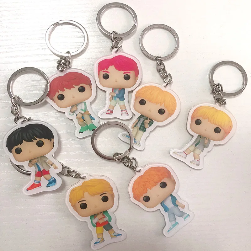 KPOP Bangtan брелок милый модный подарок мультфильм аксессуары звезда окружающий