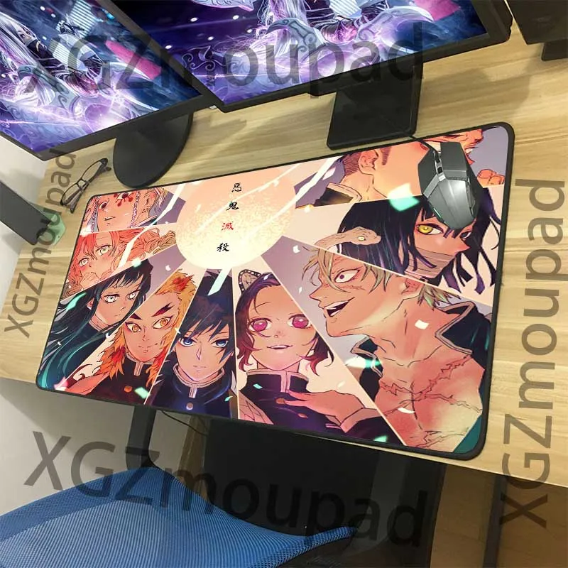 XGZ анимация коврик для мыши черный замок край demon killer kimetsu no YAIBA компьютерный