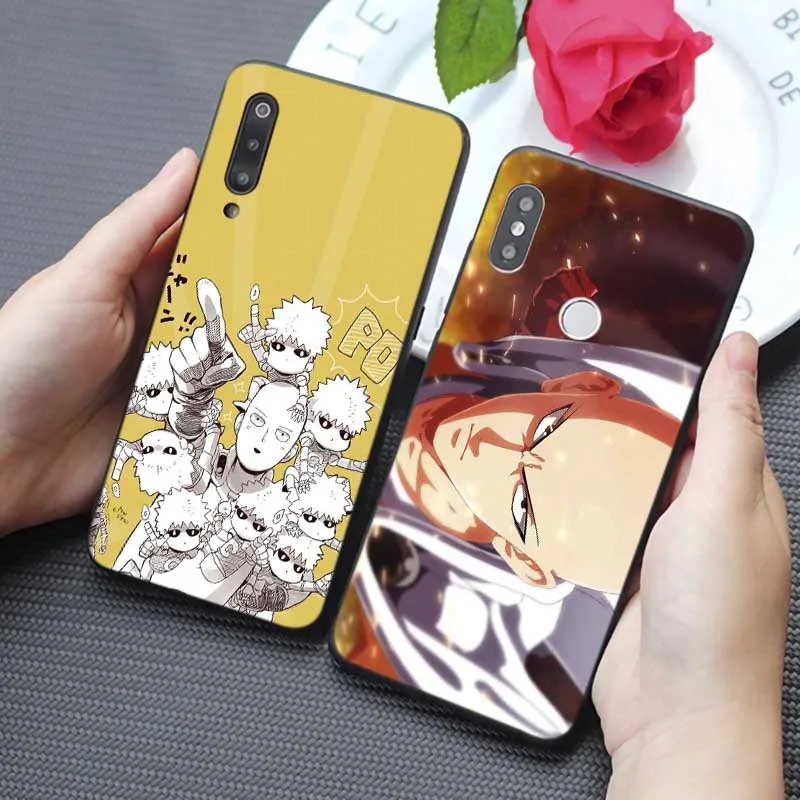 Чехол для телефона samsung galaxy a50 a70 a30 a40 a20 s8 s9 s10 plus Мягкий силиконовый чехол One Punch Man