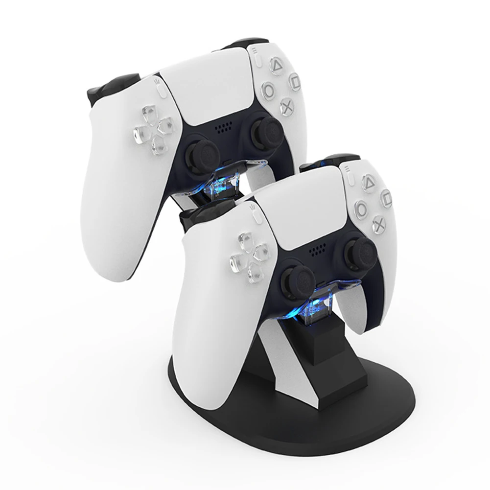 

Dual Game Controller Charging Stand for Sony PS5 Joystick Gamepad Desktop Charger Dock Power Cradle Station