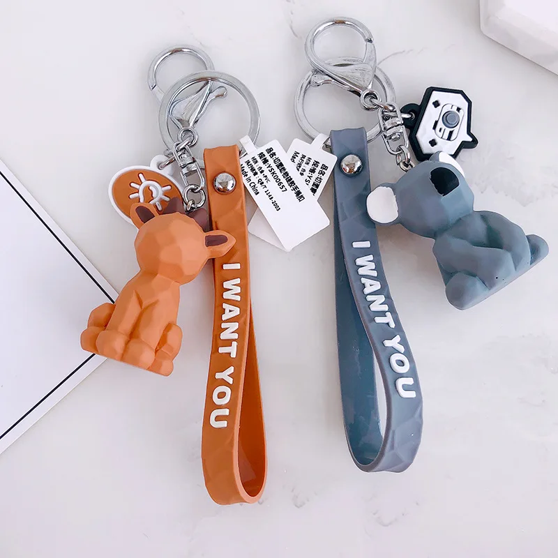 2019 милый мультяшный брелок для ключей маленький динозавр ключевое звено Панда