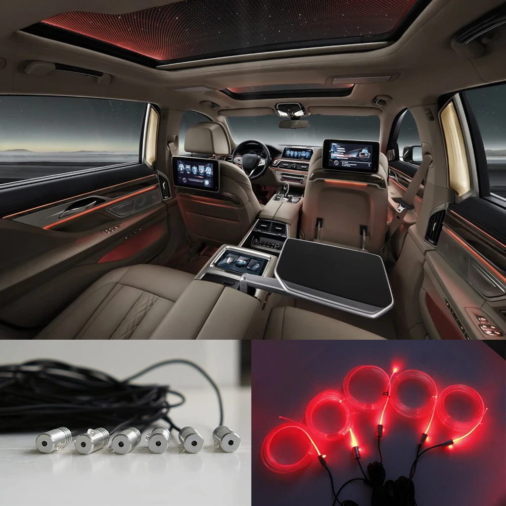 

1m/2m/3m/5m Neon LED Car Interior Lighting Strips Auto LED Strip Garland EL Wire Rope Car Decoration lamp Flexible Tube Dropship