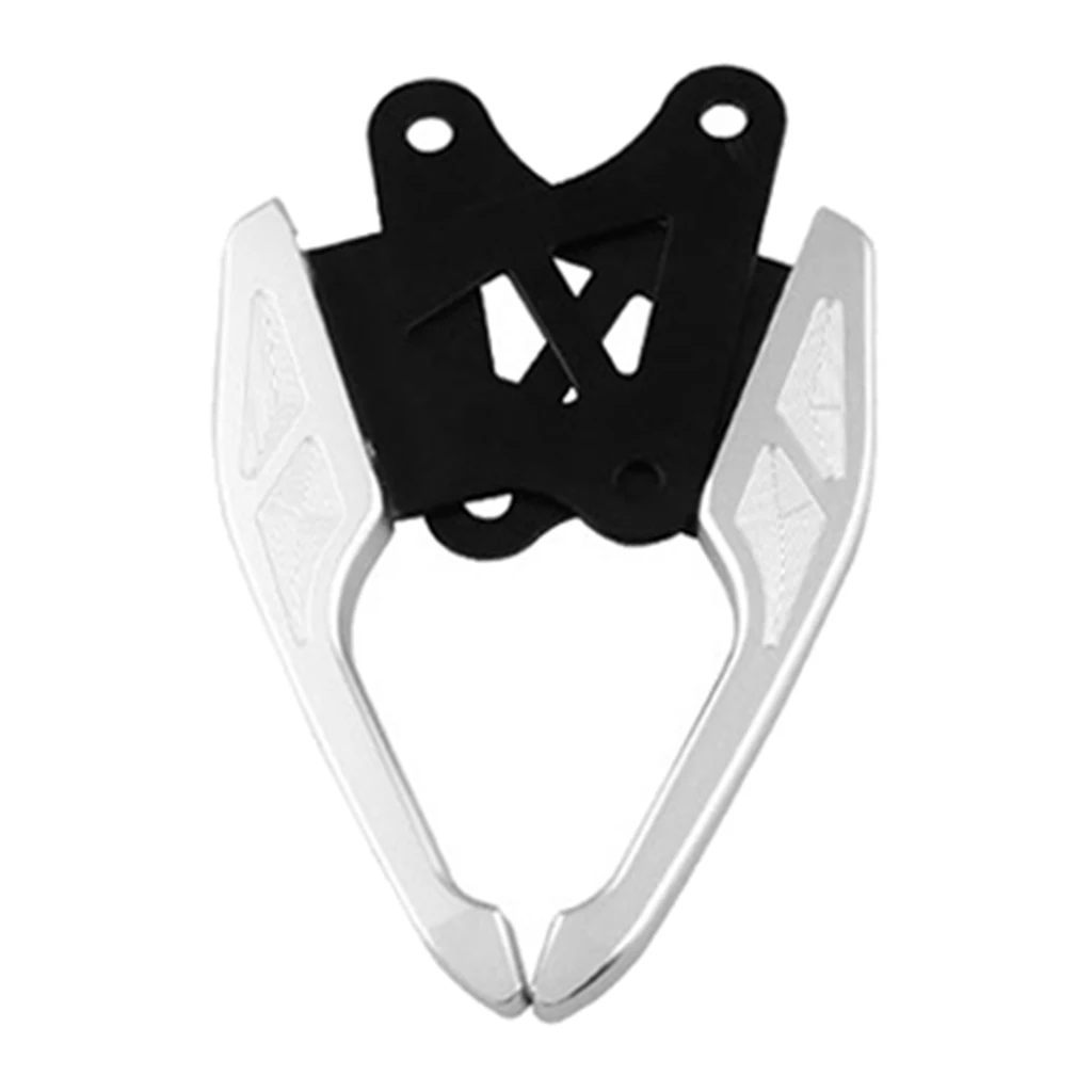 

Модифицированный подлокотник для подушки сиденья мотоцикла, алюминиевый подлокотник с ЧПУ для фотографий,