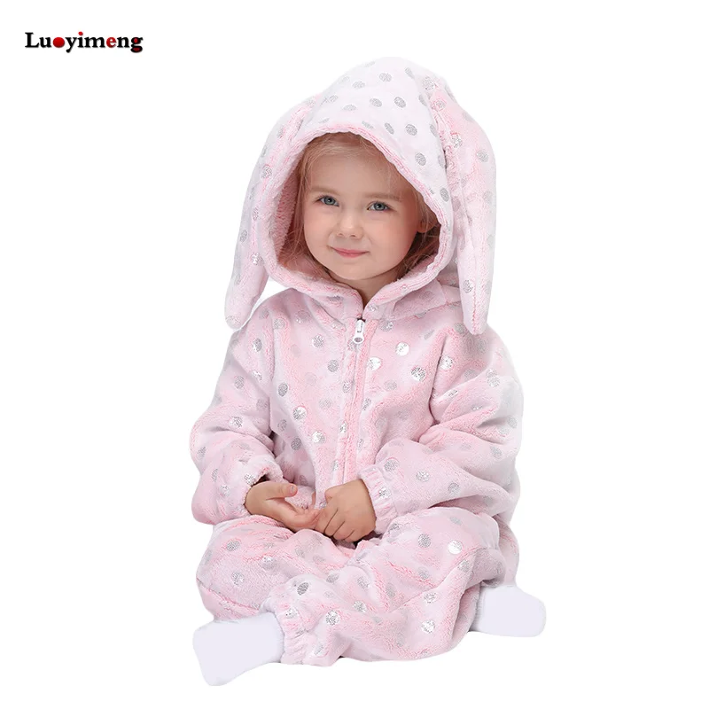 

Kigurumi Pajama Rabbit Onesie For Children Animal Unicorn Sleepwear Pyjamas Kids Boys Girls Jumpsuit Winter Warm Flannel Pijama