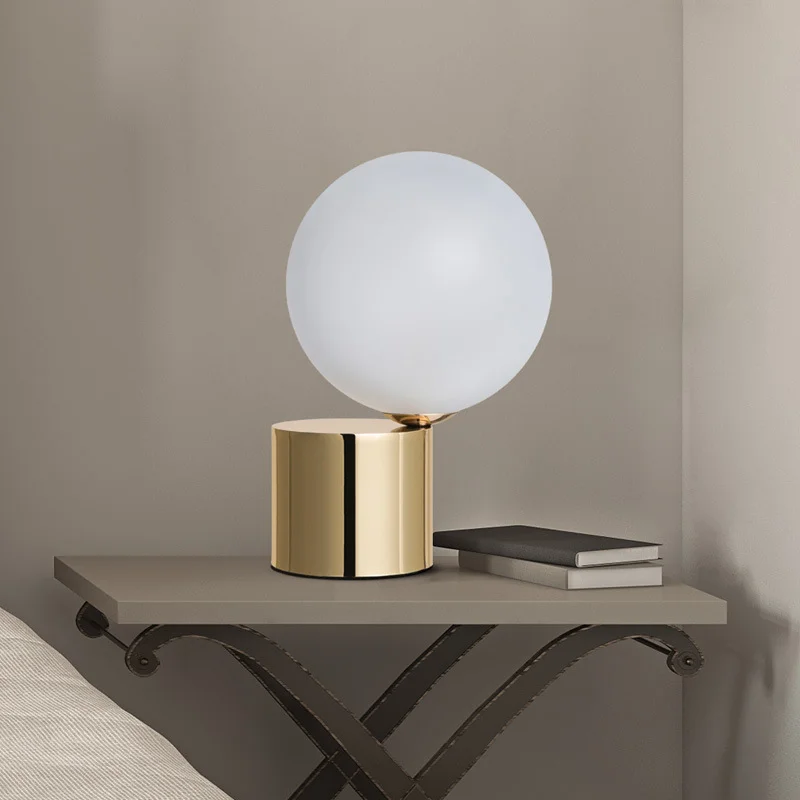 

Retro copper study and work LED desk lamp modern minimalist fashion European Eye table lamp