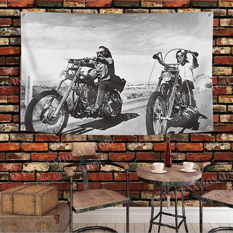Плакатный флаг Easy Rider 96x144 см 3x5 футов стандартный подвесной с 4 люверсами в углах |