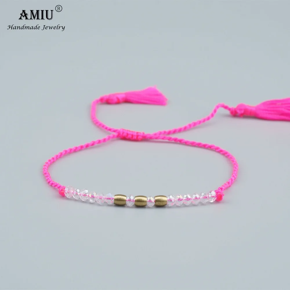 Браслеты AMIU в богемном стиле для мужчин и женщин ножной браслет радужного