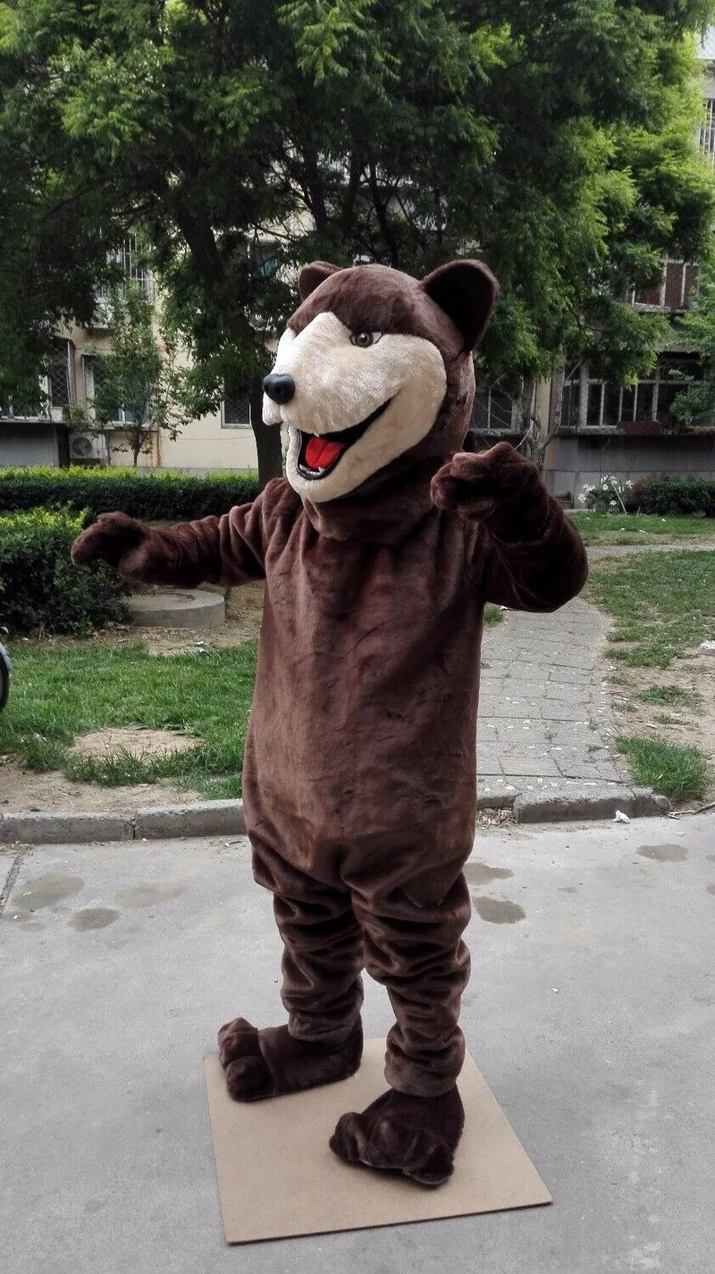

Bear Mascot Costume Cosplay Party Game Dress Outfit Advertising Christmas Adults Apparel Cartoon Character Birthday Clothes Gift