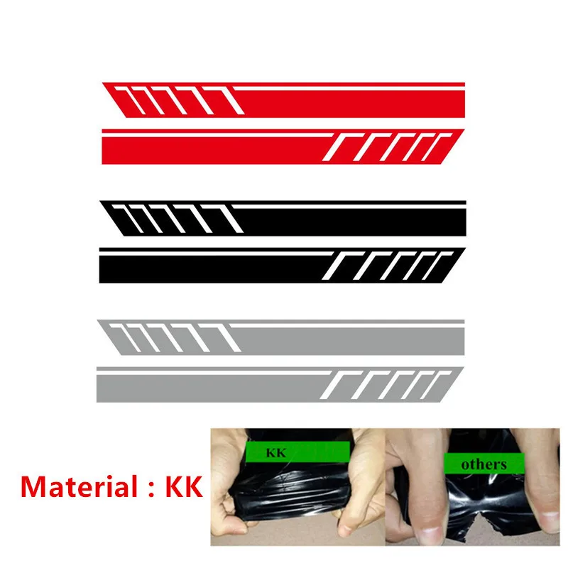 CNORICARC Спорт Стайлинг автомобиля боковая юбка наклейка тела модифицированный