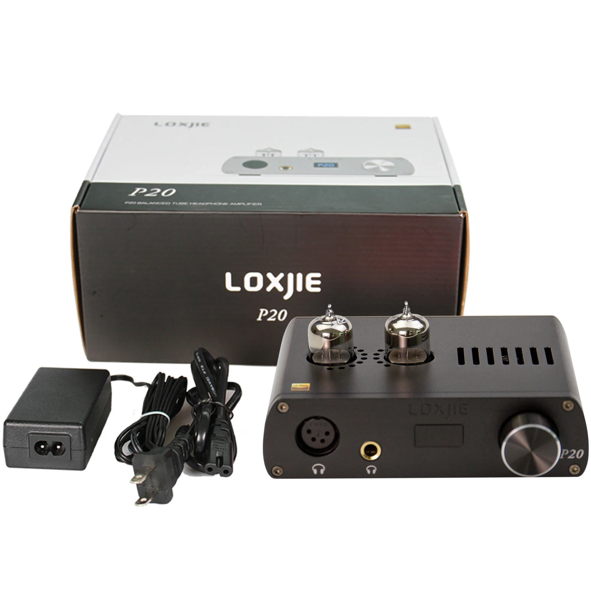 LOXJIE P20 полноразмерный ламповый усилитель мощности для наушников военного класса 6N3 ламповый мощный Hi-End регулятор громкости NJW1195 (art.: 7aa584f89) - 7aa584f89