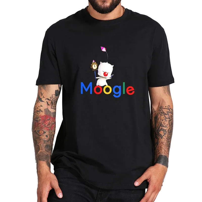 

Moogle T Shirt Final-Fantasy Game Lovers T-Shirt EU Size 100% Cotton Comfortable Basic Soft Tee Tops