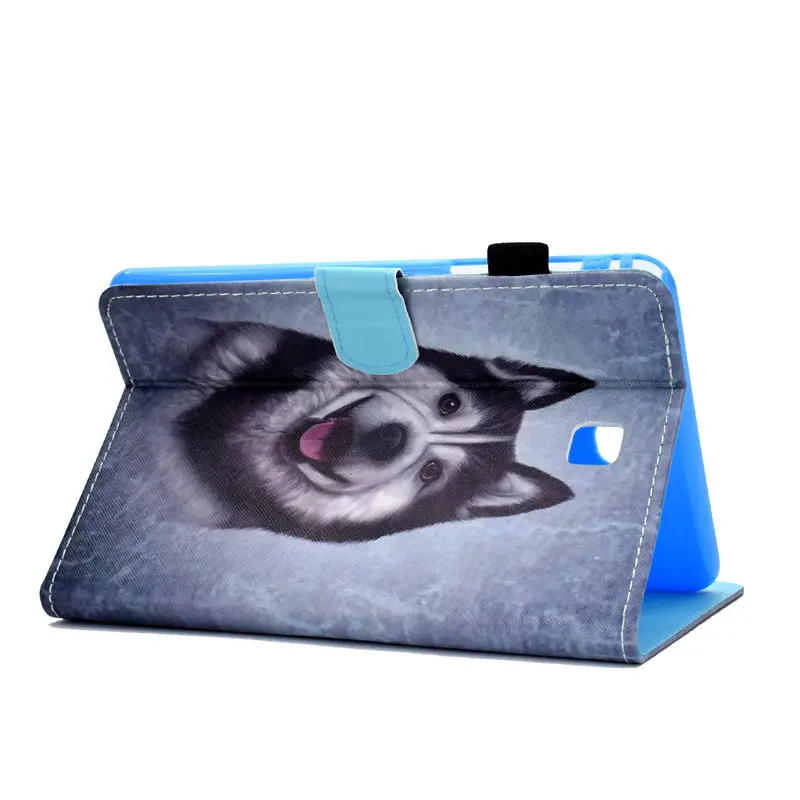 SM-T355 чехол для Samsung Galaxy Tab A 8,0 SM-T350 T355 P350 Smart Cover Funda модный мультяшный Кот планшет PU кожаный чехол-подставка
