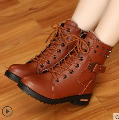 Новые женские ботинки сезон осень-зима ботильоны на высоком каблуке теплые