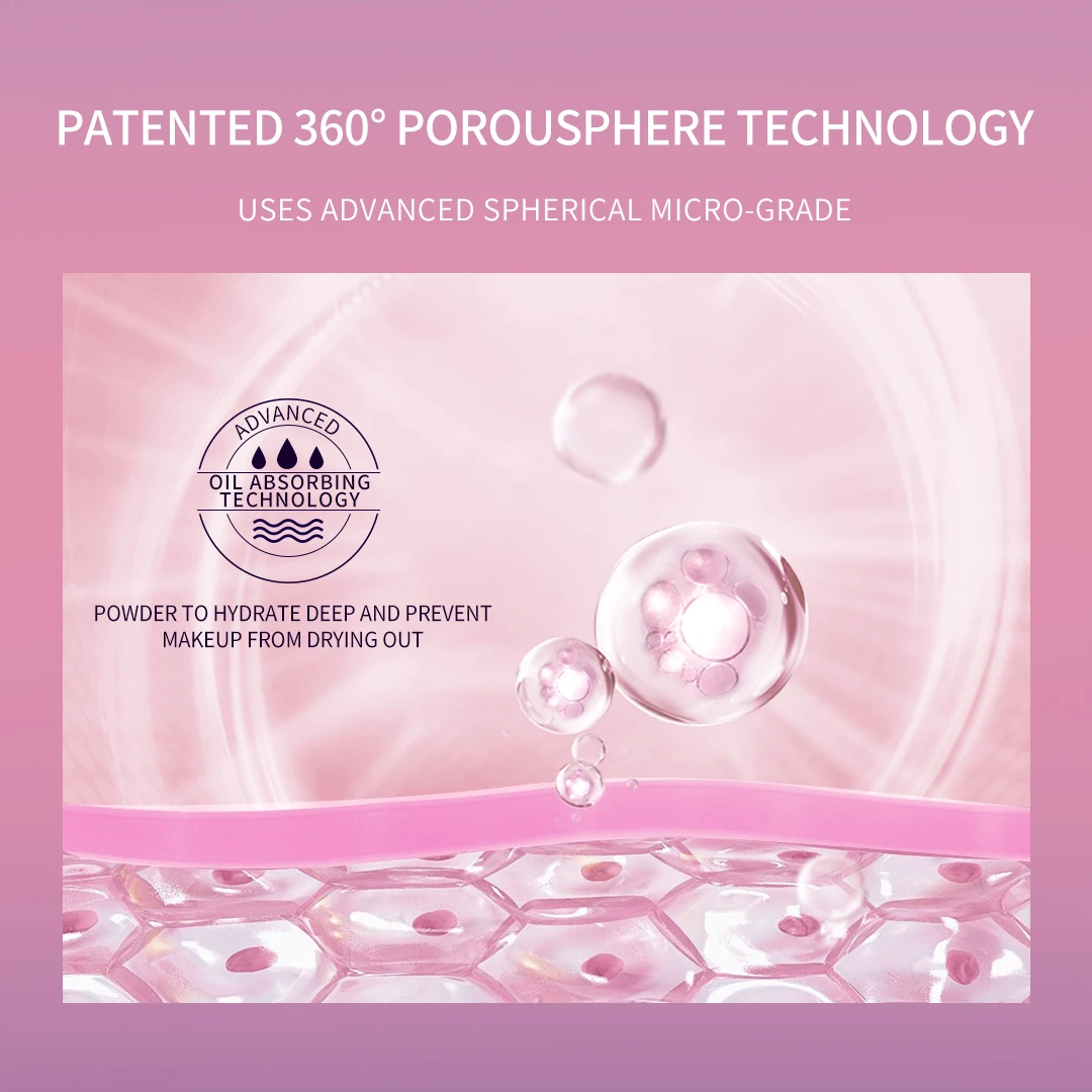 Пудра для прессования ZEESEA Metaverse розовая серия долговечная основа новый продукт |