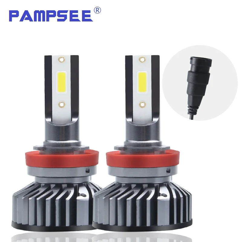 

PAMPSEE H11 LED Car Light H8 LED H1 H9 H3 H4 9005 HB3 9006 HB4 9004 9007 880 72W 8000LM 12V 24V 6500K Auto Headlight Fog Lamp