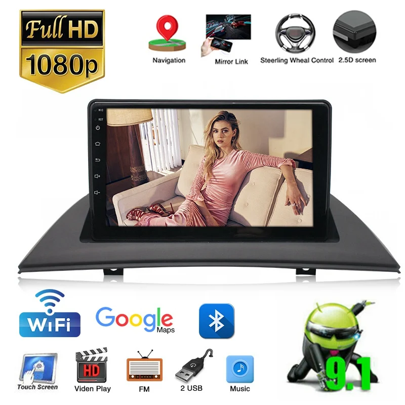 9 &quotAndroid 1 автомобильная стереосистема радио мультимедиа MP5 плеер для BMW X3 E83 2004-2012