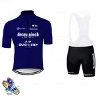 Новинка 2022, комплект из Джерси для езды на велосипеде Quickstep, летняя профессиональная велосипедная одежда, мужская быстросохнущая рубашка для шоссейного велосипеда, костюм с шортами, одежда для езды на велосипеде