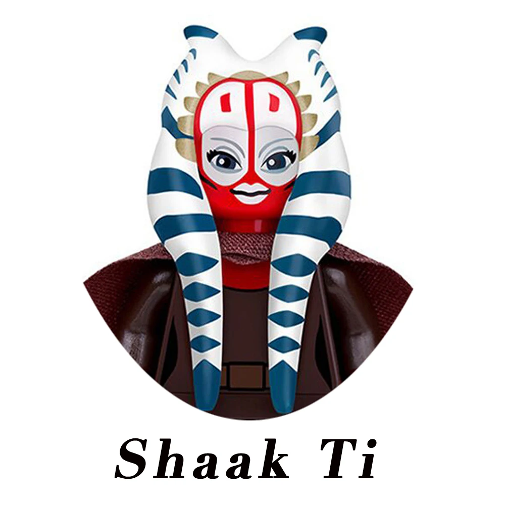 Конструктор Disney Shaak Ti Boba Fett Yoda Ahsoka Obi-Wan Kenobi Kylo Ren Count Dooku мандалорианы фигурки героев