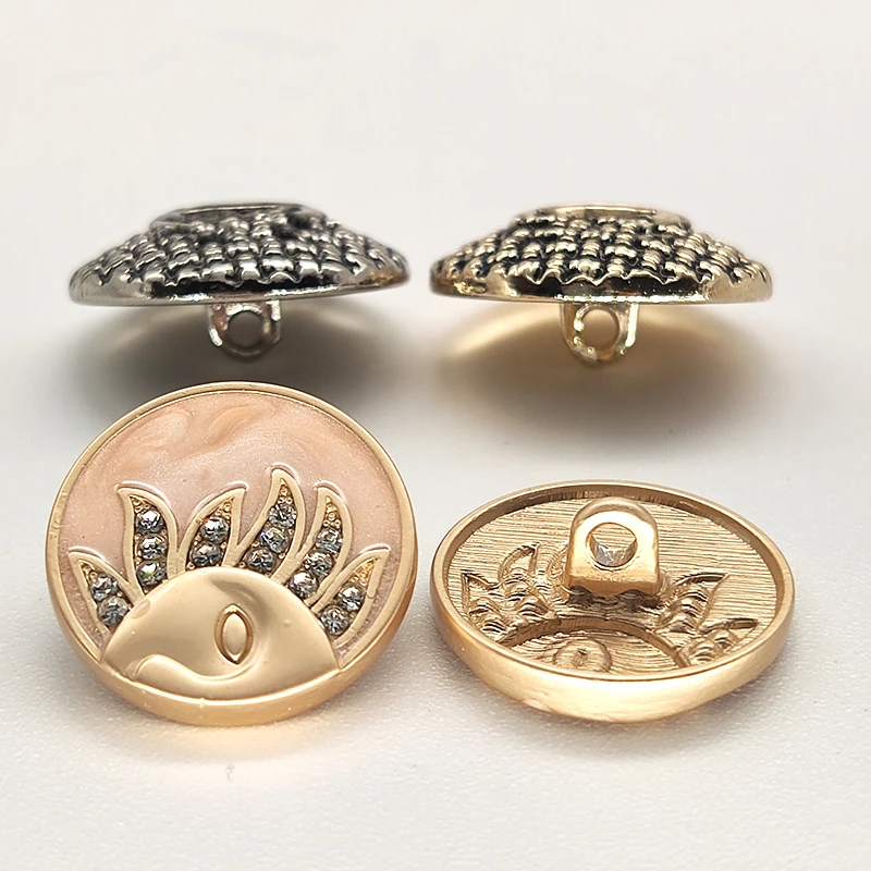 

10PCS/LOT round buttons, metal buttons, DIY buttons, LOGO buttons, sewing supplies, clothing luggage buttons