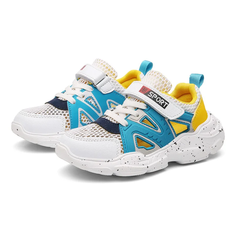 Детские сандалии новинка 2020 Детская сетчатая дышащая мягкая обувь модная для