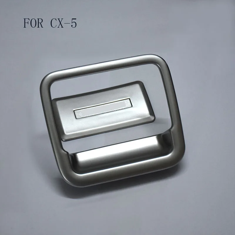 

FIT For Mazda CX-5 CX5 2017 2018 KF 2nd Gen Car Co-pilot Copilot Stroage Glove Box Handle Frame Cover Stickers Car Styling