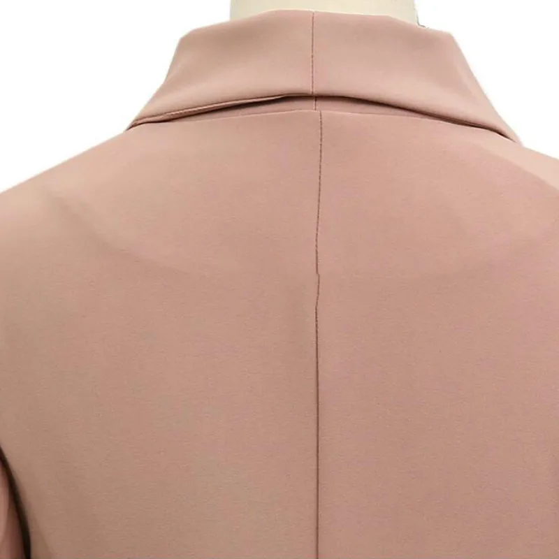 

Women Trench Coats Solid Elegant Long Coat Plus Size 4XL Slim Womens Korean Fashion Office Ladies Ulzzang Streetwear Autumn New