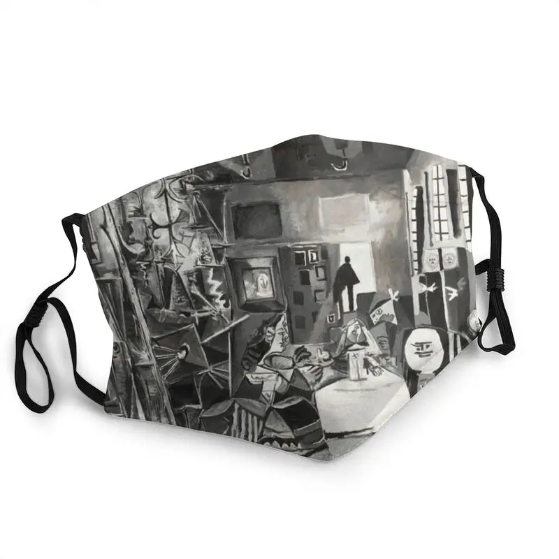 

Pablo PIcasso The Maids Of Honor Mask Unisex Adult Anti Haze 1957 Artwork Mask Protection Cover Respirator Reusable Mouth Muffle