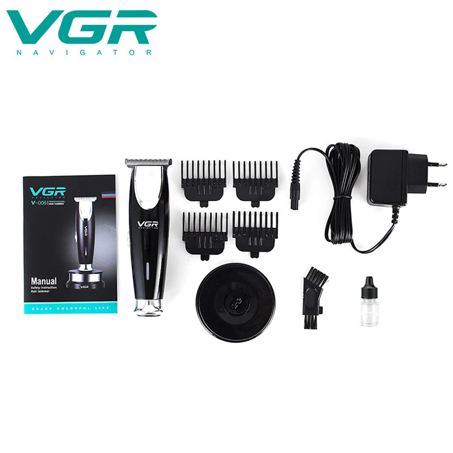 

VGR V-006 Professional Waterproof Barber Hair Clipper Trimmer Electric Low Noise Clipper Cutting Machine Beard Trimmer Shaver