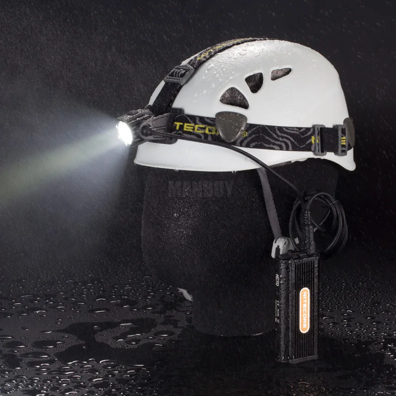 Перезаряжаемый налобный фонарь Nitecore HC70 1000 люмен для пещер с внешним