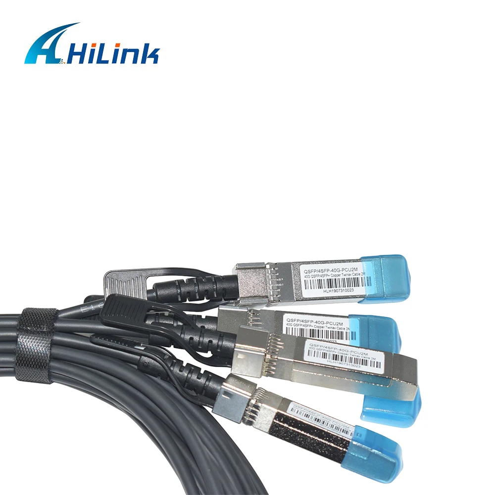 Модуль Hilink 40G QSFP + к 4X SFP медный кабель DAC 2 метра | Мобильные телефоны и аксессуары