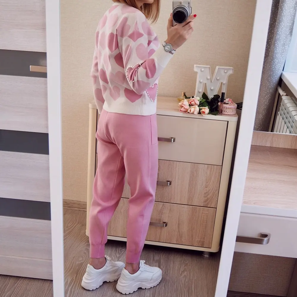 Модная Милая толстовка с капюшоном украшенная бусинами рукавами и высокой