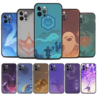 Hot Genshin Impact Game Phone Case Cover for iPhone Pro MAX Plus MAX 2020 Luxury Shell