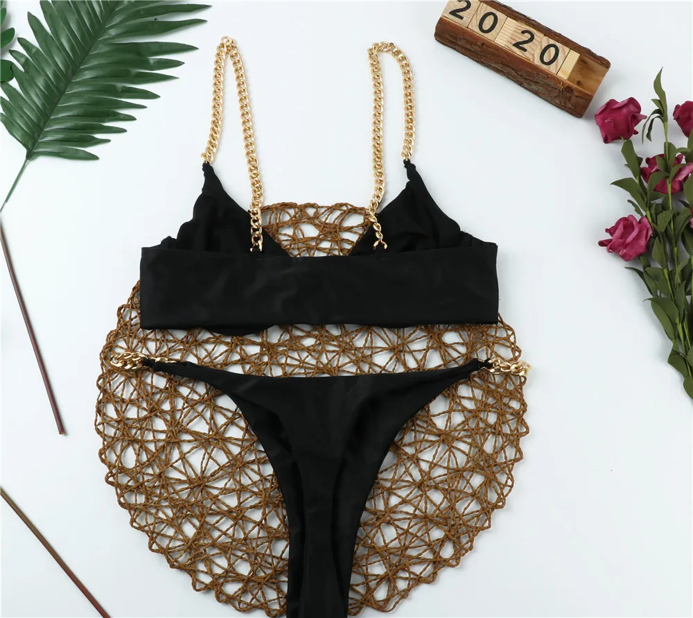 

Women Bikini Set Bandeau Bandage Bikini Set Sexy Push-Up Padded Brazilian Swimwear Beachwear Swimsuit Women Bathing Suit #40