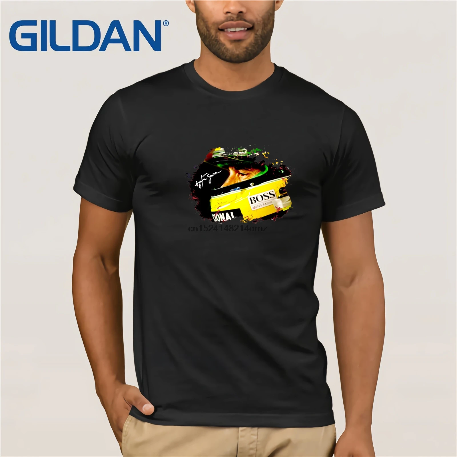 Новинка 2019 модная футболка AYRTON SENNA TRIBUTE Мужская на шлем высококачественные