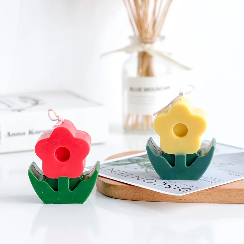 

Modern Candle Mould Flower Multi Figure Craft Kit Candle Making Supplies Accessories Kaarsen Mallen Candle Making BG50KK