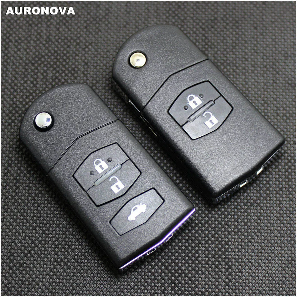 Сменный чехол для ключей AURONOVA Mazda Demio 2 3 5 6 M2 M3 M5 M6 CX7 CX9 RX8 MX5 MPV Чехол автомобильного