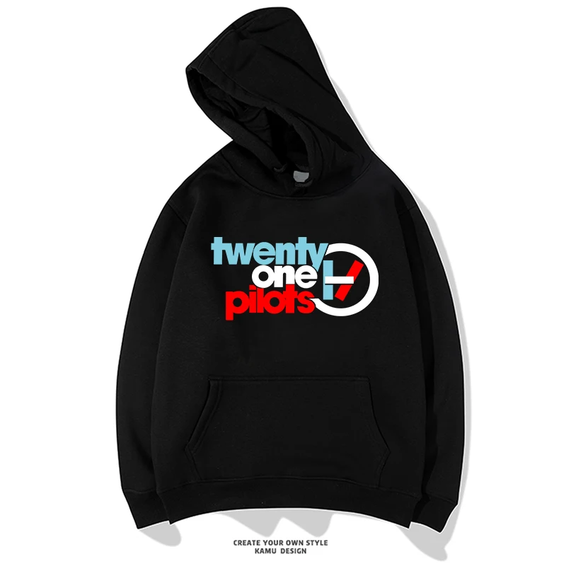 Twenty One Pilots Мужская Толстовка Рок бренд толстовки хип хоп Зимние для мужчин/wo