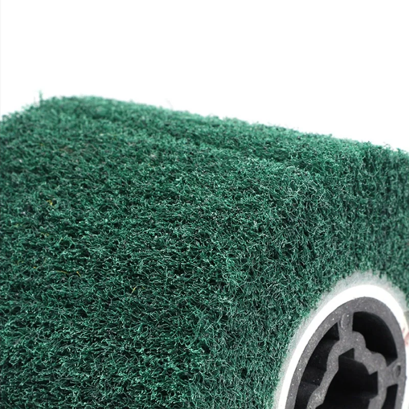 

120x100x19Mm Non-Woven Nylon Flap Brush Satin Drawing Polishing Deburring Drum Wheel For Stainless Steel