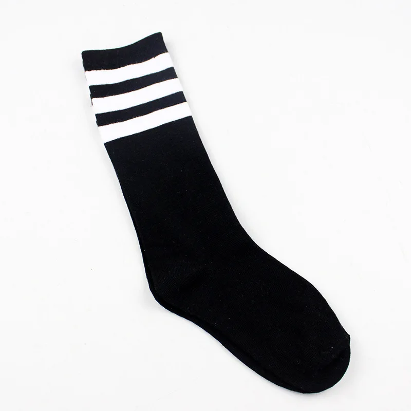 

Long Cotton Socks For Women Socks Knee High Socks Female Ladies Striped Long Socks Ventilation School Girls Sports Knee Socks