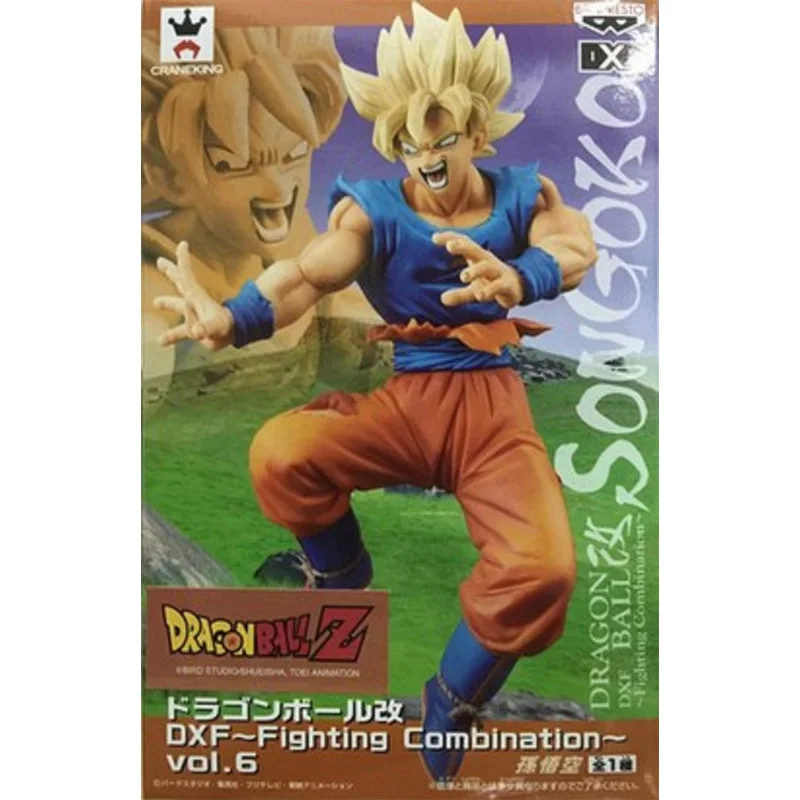 

14cm BANDAI Dragon Ball Z Super Saiyan Son Goku Action PVC Collection Model Toy Anime Figure Toys For Kids